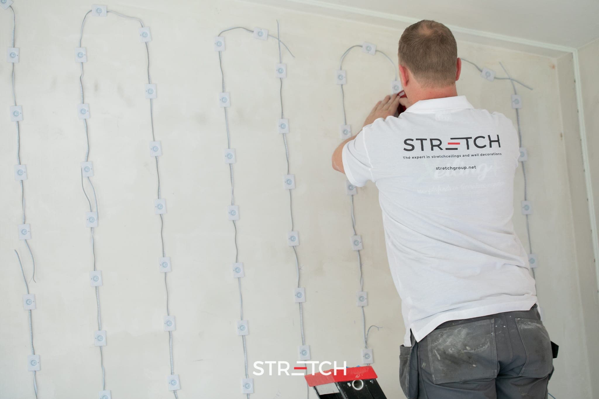 A STRETCH installation partner at work